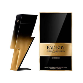Carolina Herrera Bad Boy Extreme bottle front view, ideal for bold evening confidence.