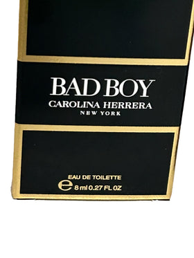 Close-up cap of Bad Boy mini splash highlighting compact spray design.
