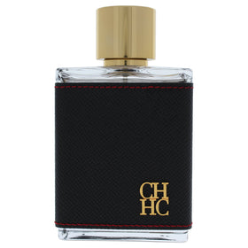 CH by Carolina Herrera Men bottle-closeup emphasizing spicy-citrus notes ready for daytime wear.