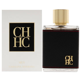 Carolina Herrera CH Men bottle front view highlighting refined evening wear appeal