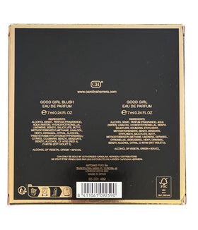 Carolina Herrera Good Girl Blush EDP outer box, luxe presentation.