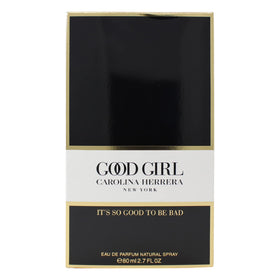 Carolina Herrera Good Girl EDP bottle front view, ideal for elegant evening occasions.