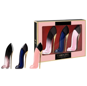 Gift Set flat lay showing three floral minis for versatile wear.