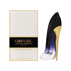 Carolina Herrera Good Girl Legère bottle pour showcases a refined, long-lasting floral-oriental scent.