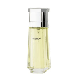 Carolina Herrera Herrera EDT bottle close-up with sleek design.