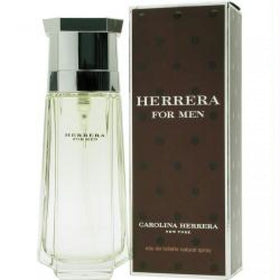 Carolina Herrera Herrera EDT spray action for quick refresh.