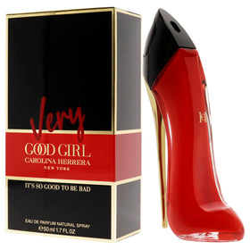 Carolina Herrera Very Good Girl EDP base notes of vanilla and vetiver add warmth and depth