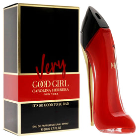 Carolina Herrera Very Good Girl EDP top notes with litchi and redcurrant create a bright, inviting scent
