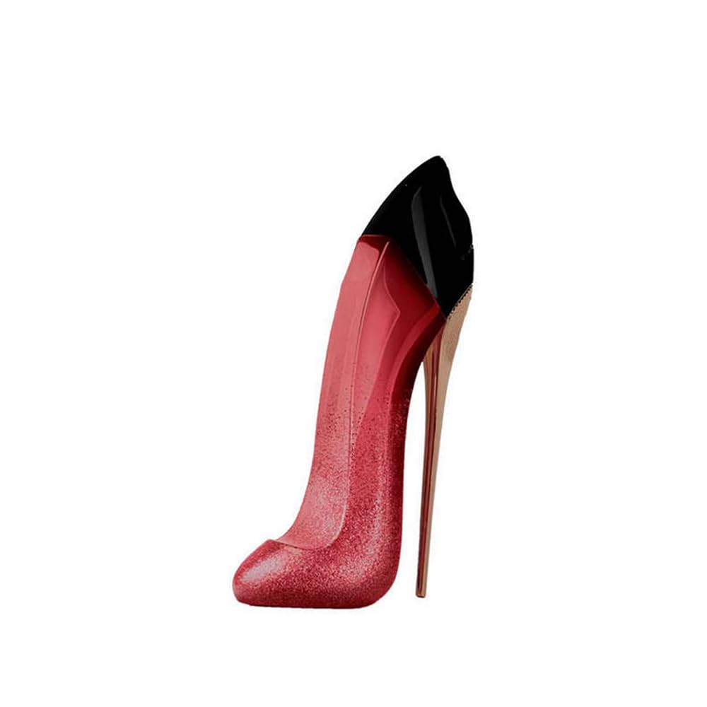 Carolina Herrera Very Good Girl Glam spray in action, vibrant sillage for events.
