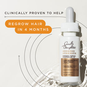 Goddess Strength dropper delivering precise 1 mL doses to scalp.
