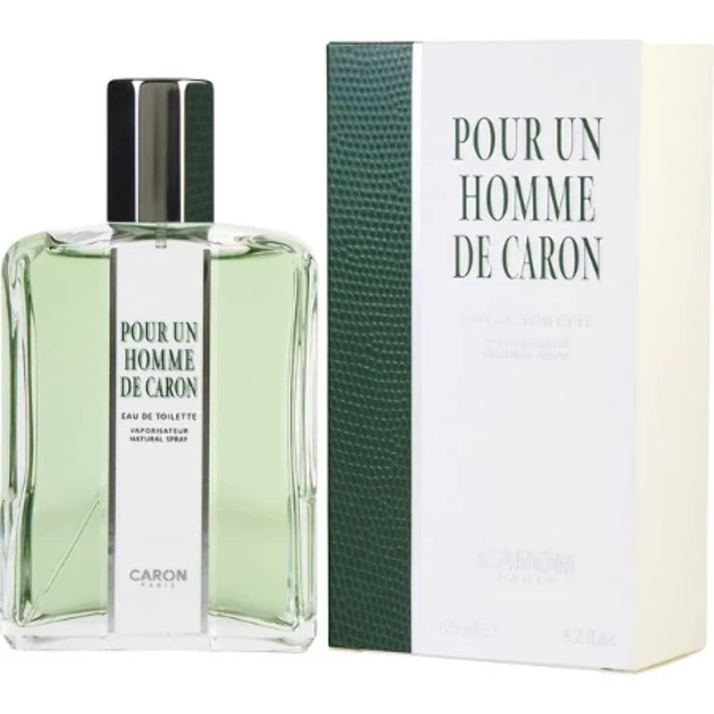 Caron Paris Pour Un Homme EDT packaging, timeless scent suitable for gifting