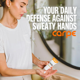 Carpe daily-use easy steps show quick-absorb, non-irritating care.