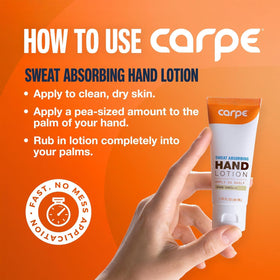 Carpe skin soothing ingredients support gentle care for sensitive hands.