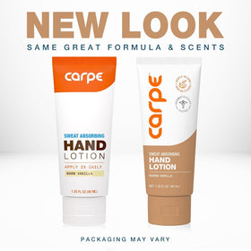 Carpe warm-vanilla scent enhances everyday hand routines.
