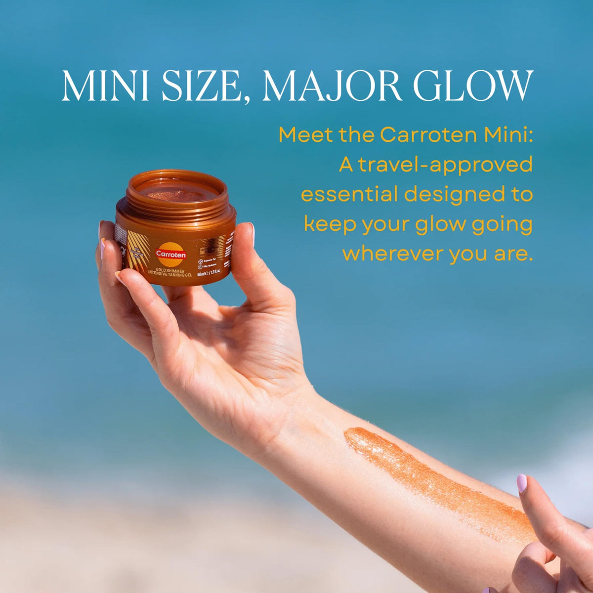 Carroten mini-intensive gel application for quick, even color.