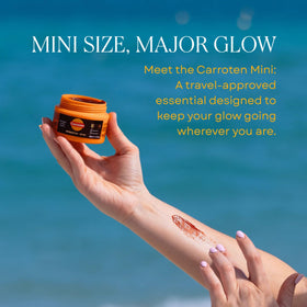 Carroten gel application spread demonstrates smooth, streak-free coverage