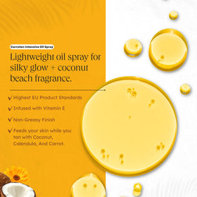 Carroten tanning routine prep supports longer-lasting tan with sun exposure.