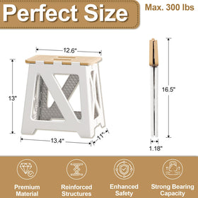CarryEpic portable foot rest for inside shower, suitable for home and travel.