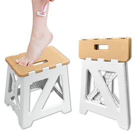 CarryEpic shower stool with folding ergonomic design for easy storage and use.