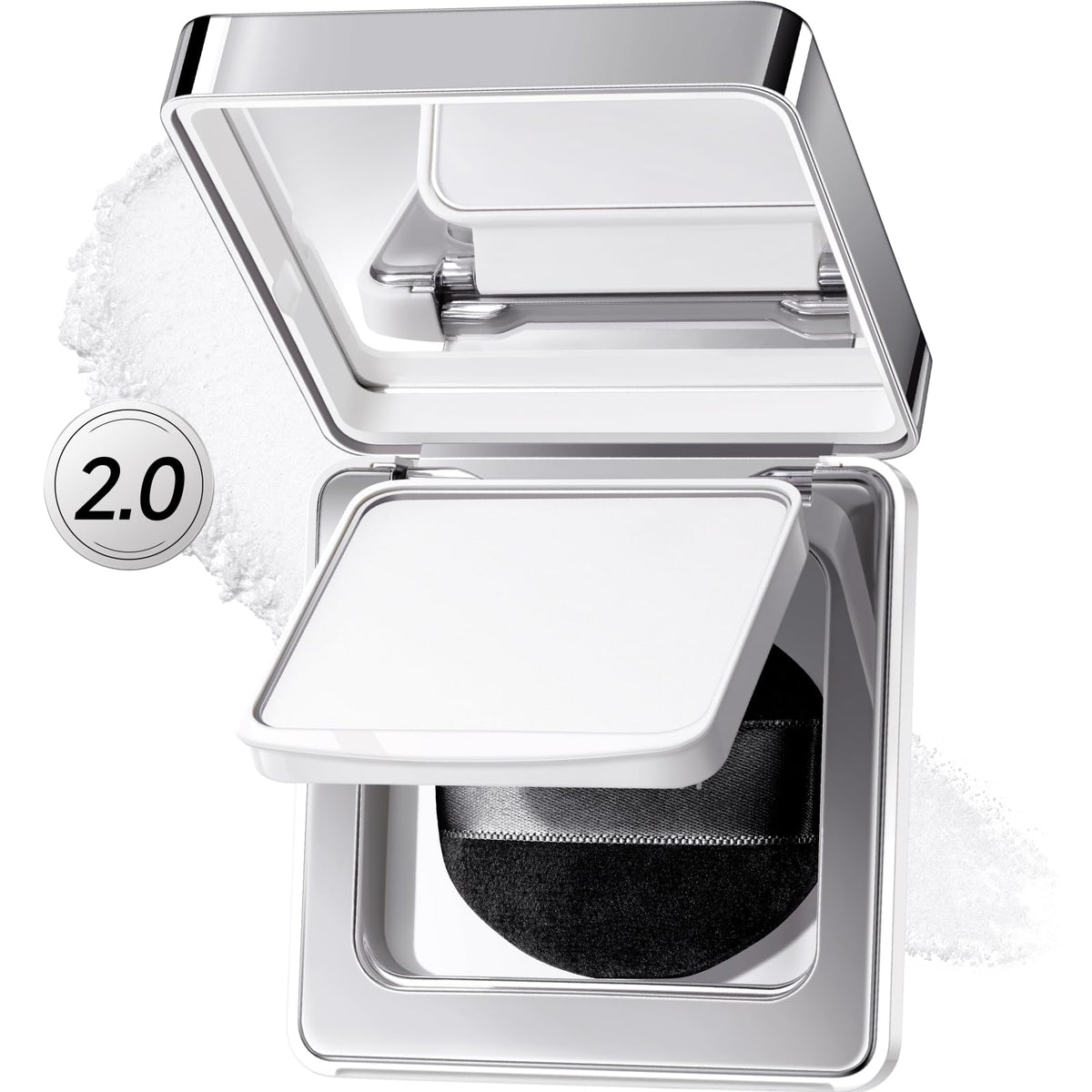 CARSLAN 2.0 Black Magnet Soft Focus Powder compact provides all-day oil control with a subtle blur.