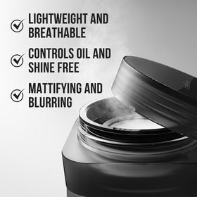 CARSLAN 24h oil control powder reduces shine for matte finish