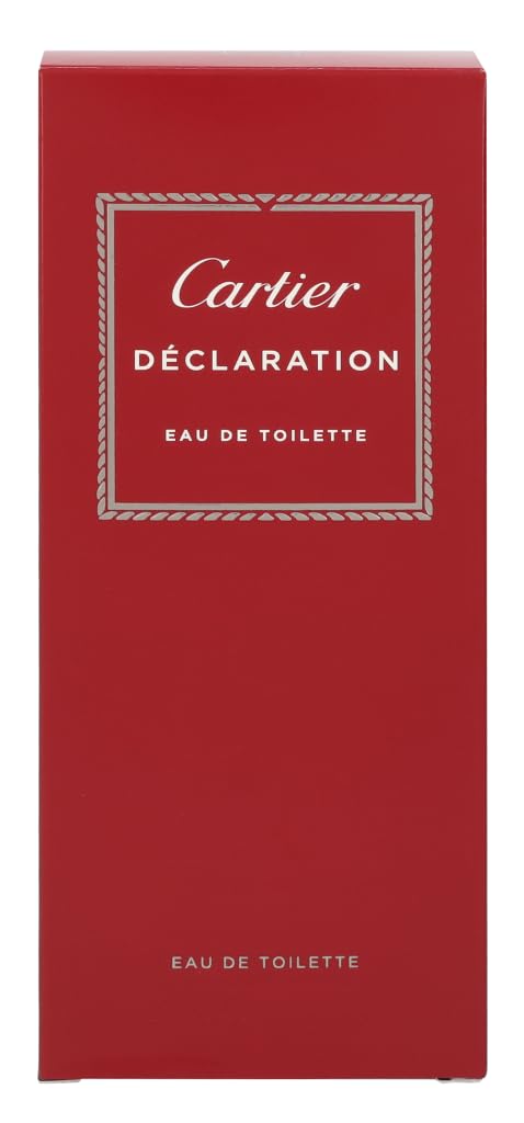 Cartier Declaration 3.3 oz EDT bottle with refill option for daily use.