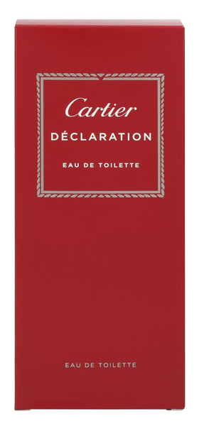 Cartier Declaration 3.3 oz EDT bottle with refill option for daily use.