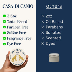 Casa Di Canio Terra Clay packaging shot showing compact 3.5oz size.