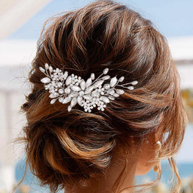 CASDRE wedding hair comb decorative clip for sparkling ceremony looks