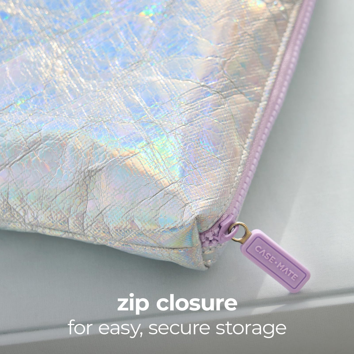 Casemate durable waterproof material protects contents from splashes and spills.