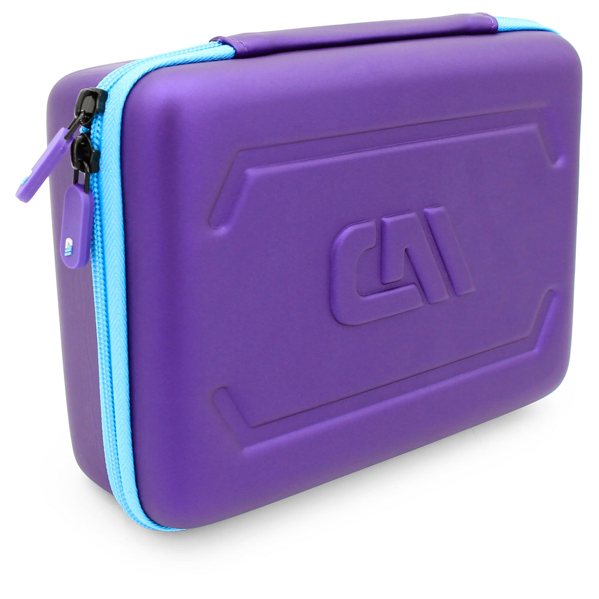 CASEMATIX compact travel clipper-case shown in a barber kit for on-the-go use