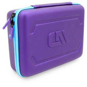 CASEMATIX compact travel clipper-case shown in a barber kit for on-the-go use