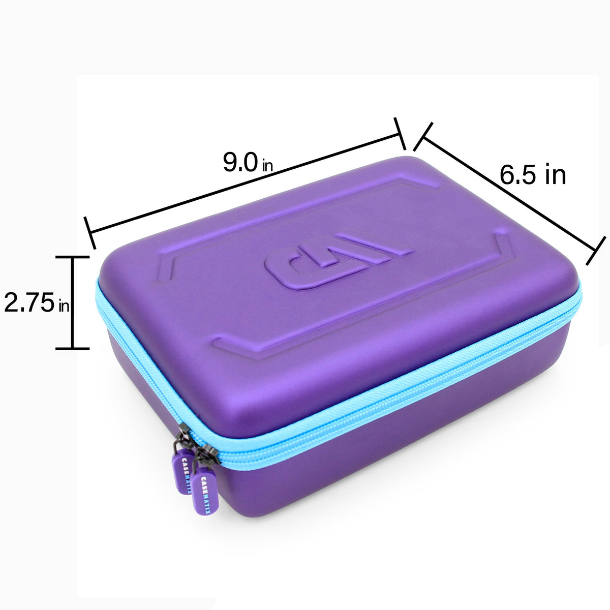 CASEMATIX dual-zip closure provides secure, easy access