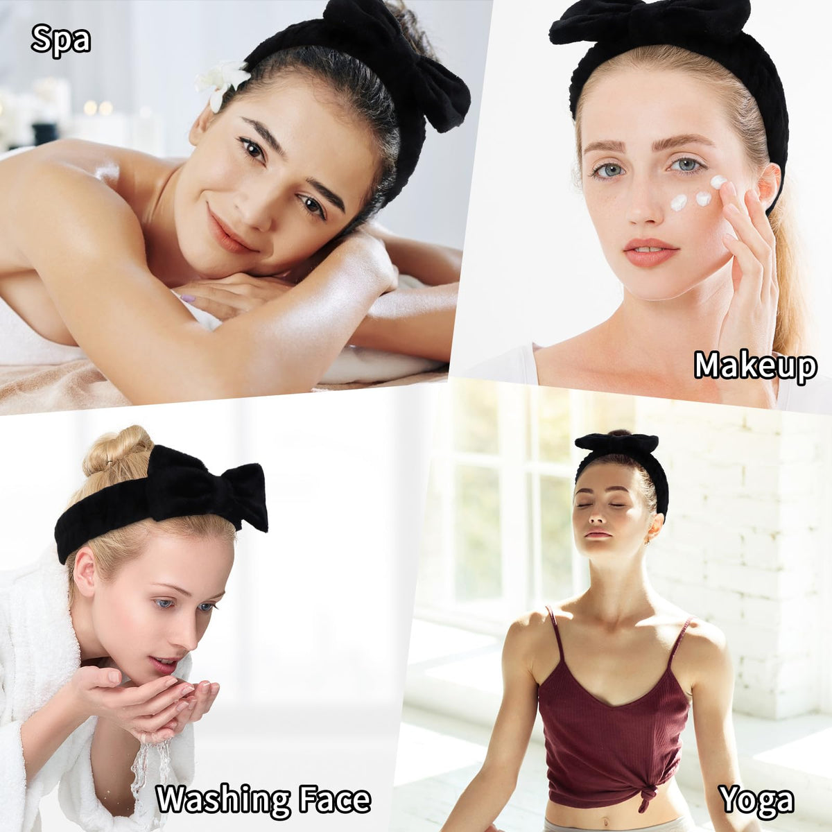 Casoty headband size 7.2 inches fits adults and kids with comfortable stretch.