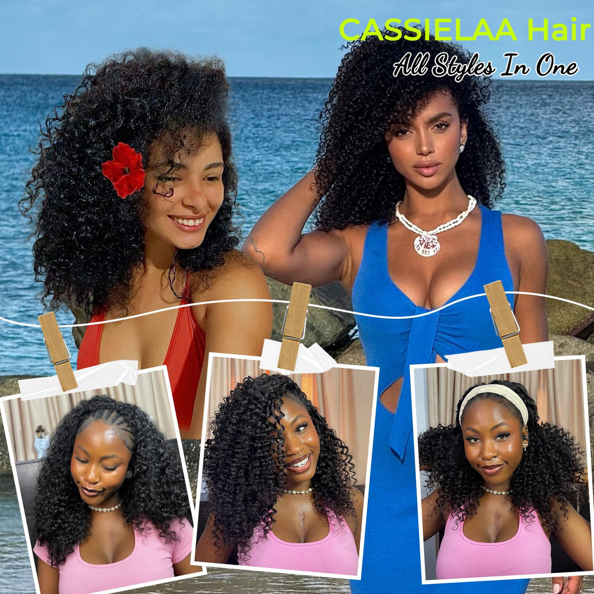 CASSIELAA natural black blend helps seamless daily integration with your look.