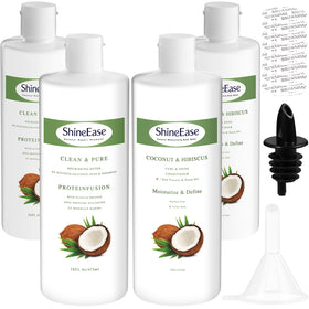 CASW 56oz empty shampoo bottles set for travel with compact, luggage-friendly packing.
