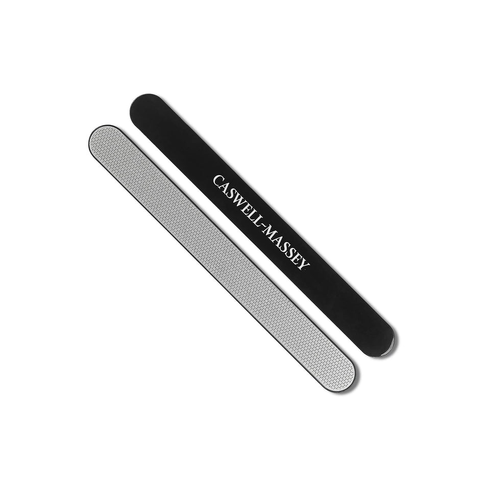 Caswell-Massey Diamond Dust Nail File close-up showing grit