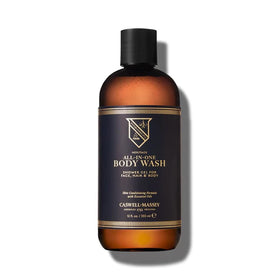 Caswell-Massey Heritage 3-in-1 bottle for daily cleansing and fragrance.