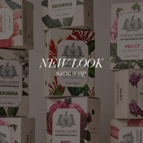 Caswell-Massey Honeysuckle soap bar with honeysuckle and neroli scent notes.