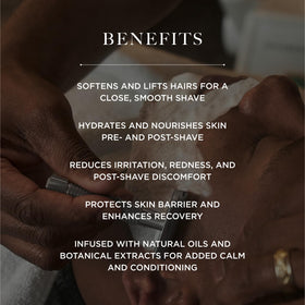 Caswell-Massey Number Six shave cream jar closeup highlights creamy texture for smooth application.