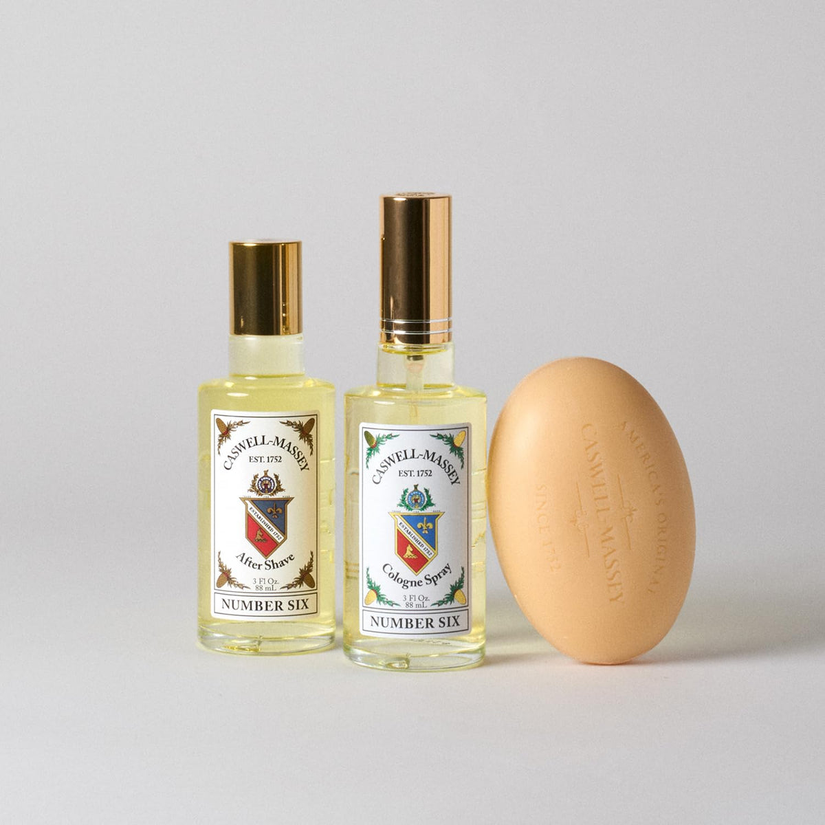 Caswell-Massey Number Six US-made bottle—sustainability and American craftsmanship