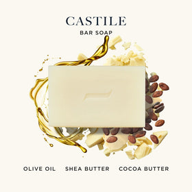 Caswell-Massey soap close-up showing rich, moisturizing lather