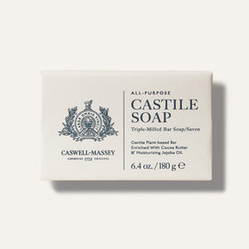Caswell-Massey Pure Castile Soap with shea butter nourishes skin