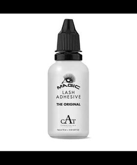 Cat Complexion Atelier Magic Lash Adhesive bottle delivers secure, long lasting hold for strip or individual lashes.