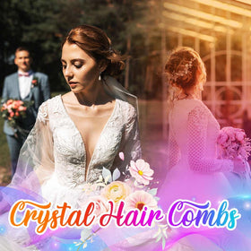 Catery adjustable twisted crystal branches allow personalized hairstyle options