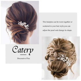 Catery bridal hair accessory for bridesmaids in silver.