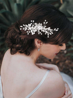 Catery floral crystal clip is ideal for prom, garden parties, and anniversaries