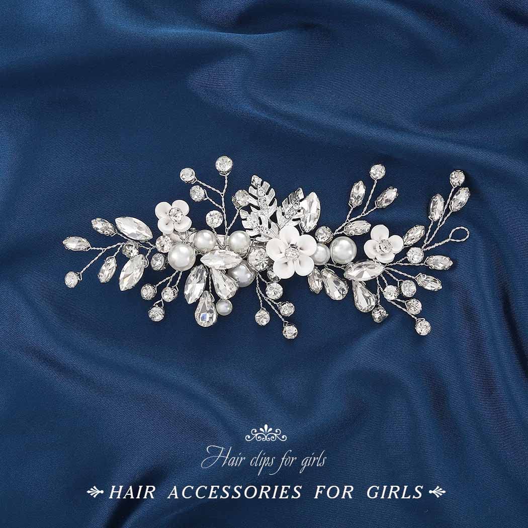 Catery wedding hair clip 16 cm for classic bridal elegance