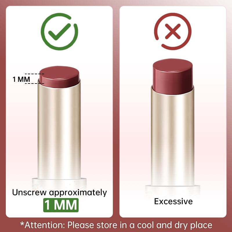 Lightweight Catkin balm application on lips