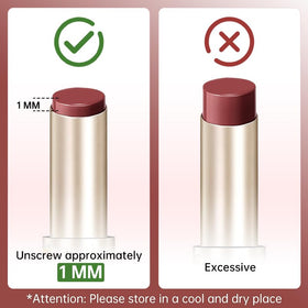 Lightweight Catkin balm application on lips